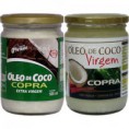 1 Kit de Oleo Virgem e Extra Virgem Copra de 500ml